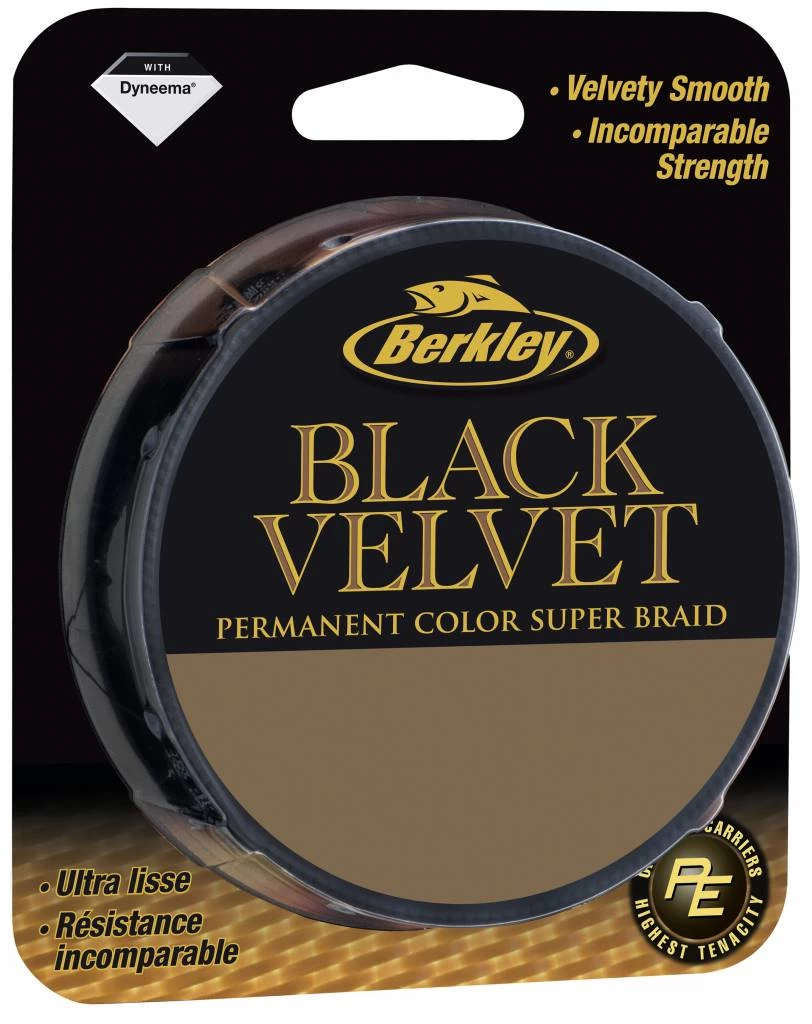 Berkley Black Velvet Dyneema Gevlochten Lijn 3 Berkley Black Velvet Dyneema Gevlochten Lijn