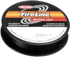 Berkley FireLine Micro Ice Smoke Dyneema Gevlochten Lijn