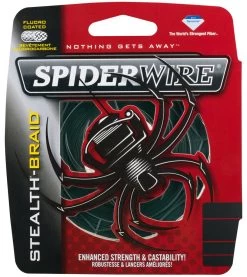 SpiderWire Stealth Moss Green Dyneema Gevlochten Lijn -Fishing World Verkoop spiderwire spiderwire stealth moss green dyneema g 2