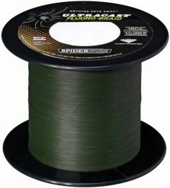 SpiderWire Ultracast Fluorobraid Green Dyneema Gevlochten Lijn -Fishing World Verkoop spiderwire spiderwire ultracast fluorobraid green 2