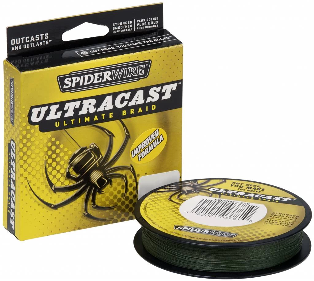 SpiderWire UltraCast Low-Vis Green Gevlochten Visdraad 3 SpiderWire UltraCast Low-Vis Green Gevlochten Visdraad